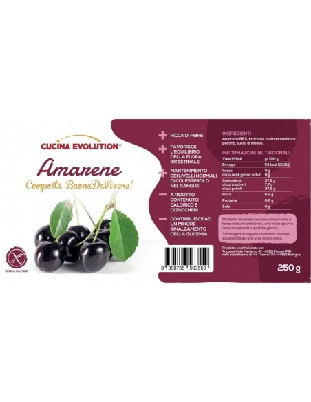 Amarene - Composta BuonaDaVivere! Cucina Evolution - 2