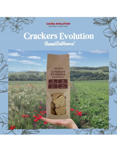 CRACKERS EVOLUTION CON ROSMARINO DA 200 g