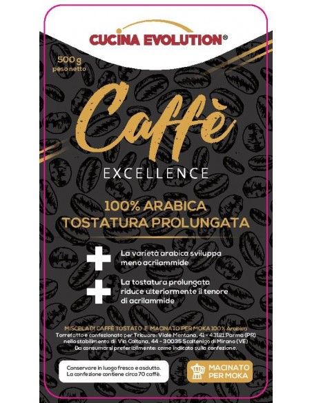CAFFE’ EXCELLENCE - 100% ARABICA TOSTATURA PROLUNGATA Cucina Evolution - 2